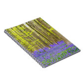 Lente in het blauw bos notitieboek (Rechterzijde)