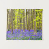 Lente in het blauw bos wandkleed (Voorkant (horizontaal))