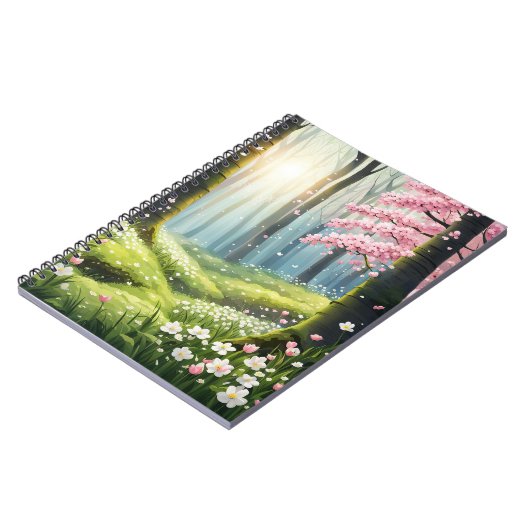 Lente in het bos notitieboek (Linkerzijde)