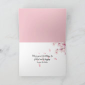 Lente in het bos Verjaardag Kaart (Binnen)