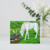 Lente in het Briefkaart Meadow (Staand voorkant)