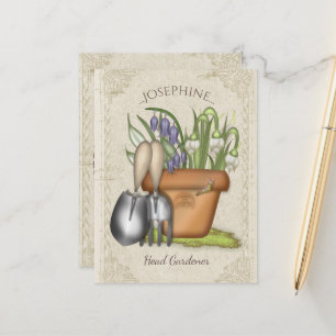 Lente in het Briefkaart van de tuin