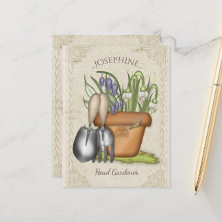 Lente in het Briefkaart van de tuin