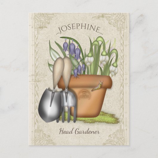 Lente in het Briefkaart van de tuin (Voorkant)