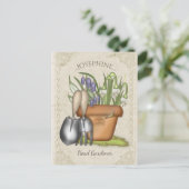 Lente in het Briefkaart van de tuin (Staand voorkant)