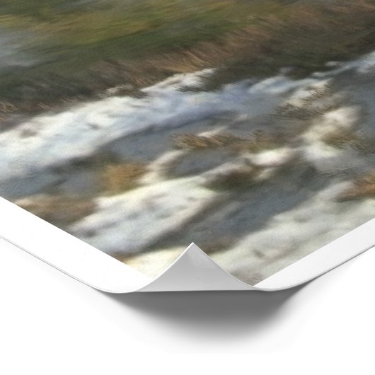 Lente in het hooggebergte poster (Hoek)