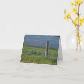 Lente in het land briefkaart (Gele Bloem)