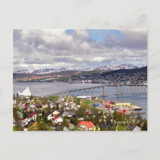 Lente in het noorden van het Briefkaart (Voorkant)