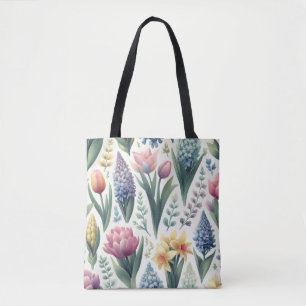 Lente in het paasfeest tote bag