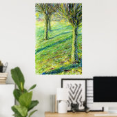Lente in het West Park, Long Eaton (prent) Poster (Thuiskantoor)