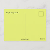 Lente in Hirzel Zwitserland Briefkaart (Achterkant)