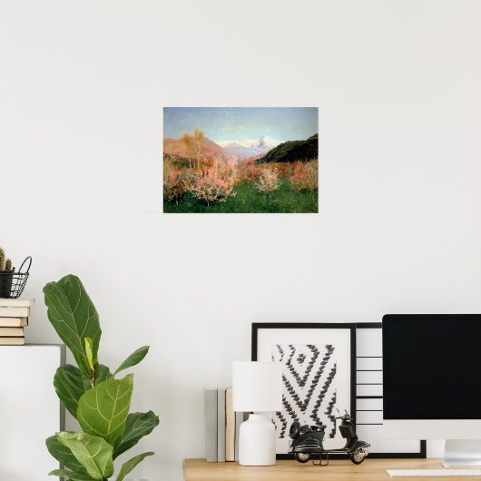 Lente in Italië, 1890 Poster (Thuiskantoor)