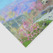 Lente in Italië door Isaac Levitan Tissuepapier (Detail)