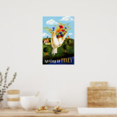 Lente in Italië poster (Keuken)