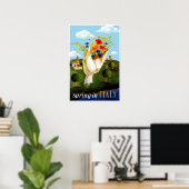 Lente in Italië poster (Thuiskantoor)