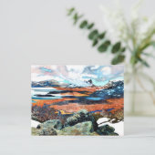 Lente in Lapland, kunstschilderij Briefkaart (Staand voorkant)
