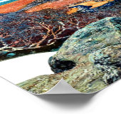 Lente in Lapland, kunstschilderij Poster (Hoek)