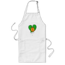 Lente in liefde - Oranje Tulpen Long Apron