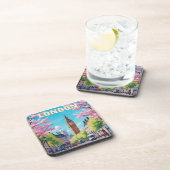 Lente in Londen Cork Onderzetter – Classic UK Trav (Rechterzijde)