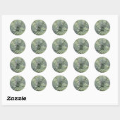 Lente in Maine Ronde Sticker (Vel)