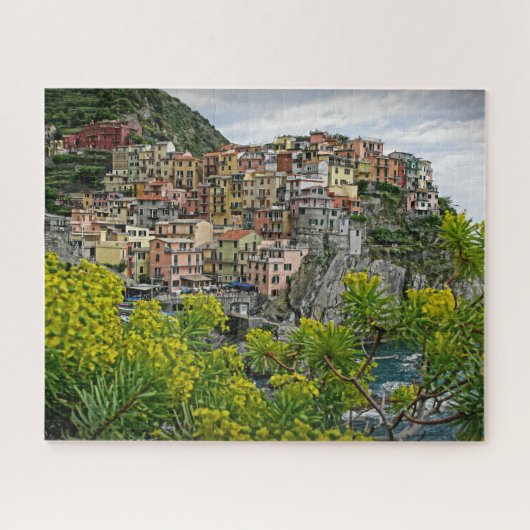 Lente in Manarola, Italië - 16x20 - 520 pcs. Legpuzzel (Horizontaal)