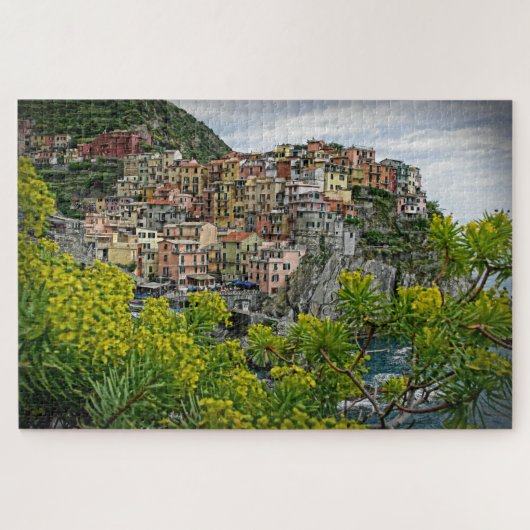Lente in Manarola, Italië - 20x30 - 1014 pcs. Legpuzzel (Horizontaal)