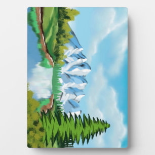 Lente in natuur kunst fotoplaat