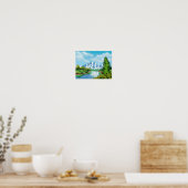 Lente in natuur kunst poster (Keuken)