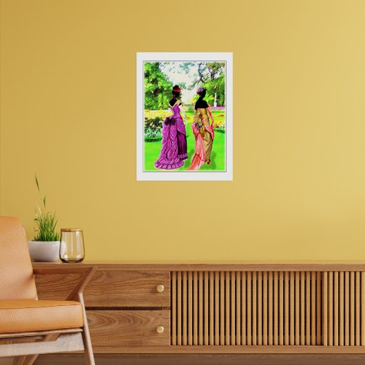 Lente in Parijs 1872 Poster (Woonkamer 2)