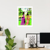Lente in Parijs 1872 Poster (Thuiskantoor)