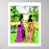 Lente in Parijs 1872 Poster (Voorkant)