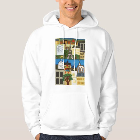 Lente in Parijs 2006 Hoodie (Voorkant)