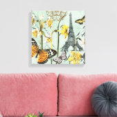  lente in Parijs gespannen canvas (Insitu (Woonkamer))