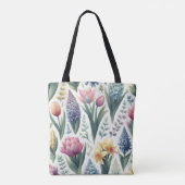 Lente in Pasen Tote Bag (Achterkant)