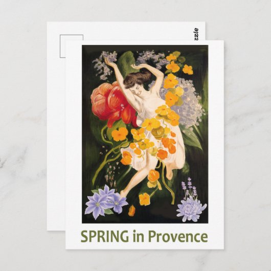 Lente in Provence, Frankrijk Briefkaart (Voorkant / Achterkant)