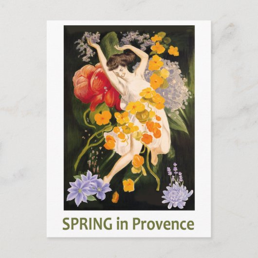 Lente in Provence, Frankrijk Briefkaart (Voorkant)