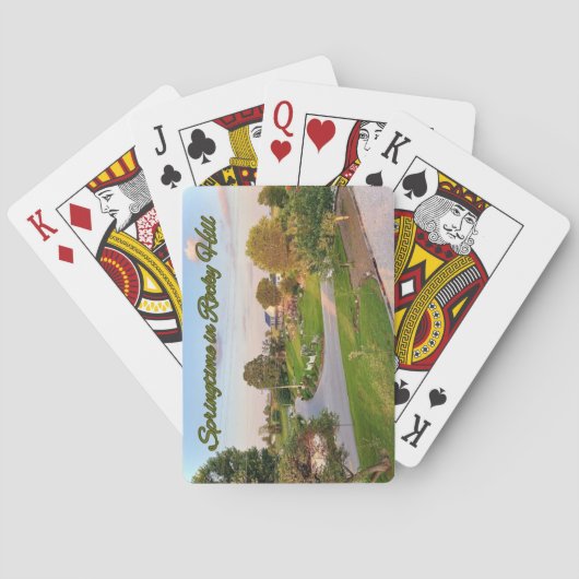 Lente in Rocky Hill Pokerkaarten (Achterkant)
