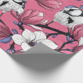 Lente in roze cadeaupapier (Hoek)