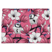 Lente in roze groot cadeauzakje (Voorkant)