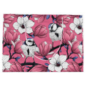 Lente in roze groot cadeauzakje (Achterkant)