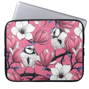 Lente in roze laptop sleeve