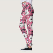 Lente in roze leggings (Links)