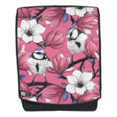 Lente in roze rugtassen (Voorkant)