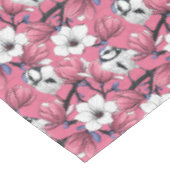 Lente in roze tafelkleed (Gekanteld)