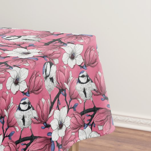 Lente in roze tafelkleed (Voorbeeld)