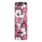 Lente in roze thermosbeker (Achterkant)