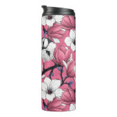 Lente in roze thermosbeker (Geroteerd rechts)