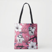 Lente in roze tote bag (Voorkant)