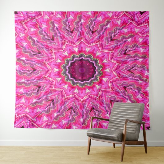 Lente in roze.... wandkleed (In Situ (horizontaal))