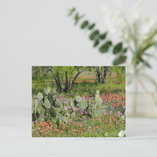 Lente in Texas Briefkaart (Staand voorkant)